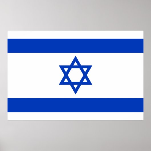 Israel flag poster (Voorkant)