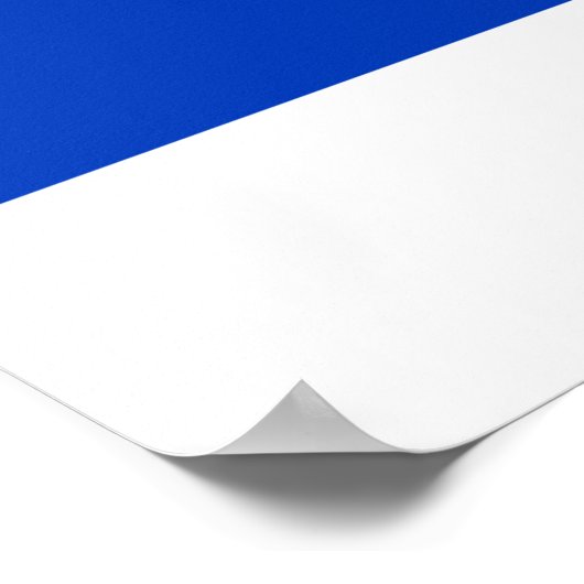 Israel flag  poster (Hoek)
