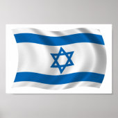 Israel Flag Poster Print (Voorkant)