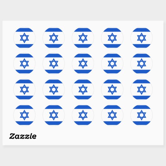 Israel Flag Sticker (Vel)