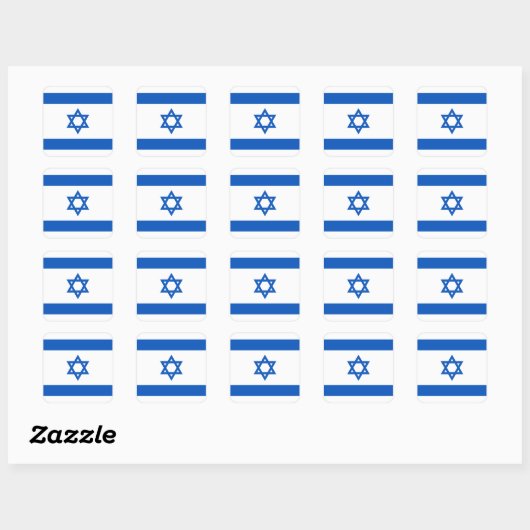 Israel Flag Sticker (Vel)