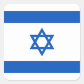 Israel Flag Sticker (Voorkant)