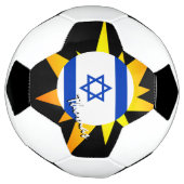 Israël, Football en Israëlische vlag/BANG Voetbal (Gedraaid)