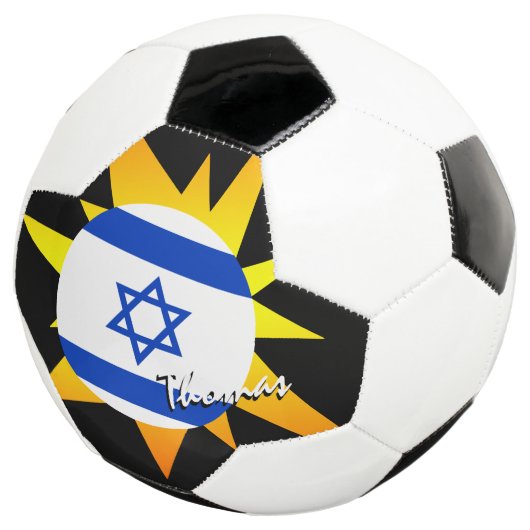 Israël, Football en Israëlische vlag/BANG Voetbal (Drie kwart)