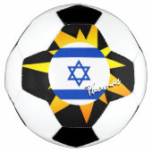 Israël, Football en Israëlische vlag/BANG Voetbal (Voorkant)