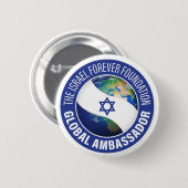 Israel Forever Global Ambassador Button (Voorkant /achterkant)
