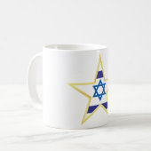 Israel Gold Star Coffee Mok (Voorkant links)
