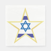 Israel Gold Star Servet (Voorkant)