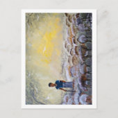 Israel Good Shepherd, verfreproductie. Briefkaart (Voorkant)