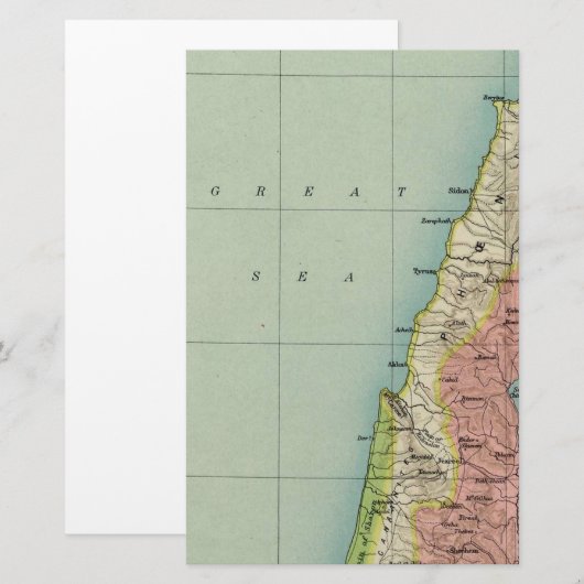 Israel Great Zee Briefpapier (Voorkant / Achterkant)