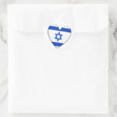 Israel Heart Flag Ronde Sticker (Tas)