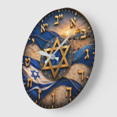 Israel Hebrew Numbers Jerusalem Star of David Grote Klok (Hoek)