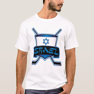 Israel Ice Hockey Flag T-shirt
