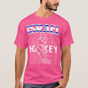 Israël ijshockey fans jersey steun israëlische sch t-shirt