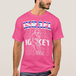 Israël ijshockey fans jersey steun israëlische sch t-shirt