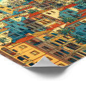 Israel Illustration Travel Art Vintage Poster (Hoek)