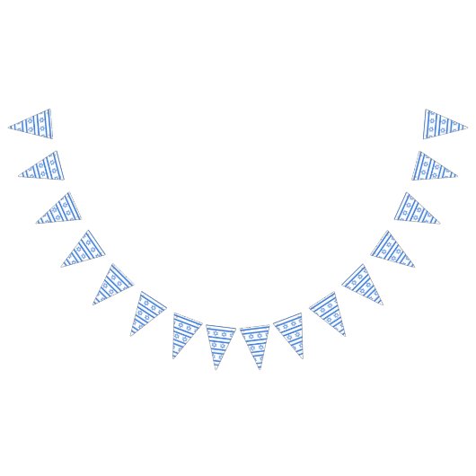 Israel Independence Day, Joodse Feestdagen Vlaggetjes (Alle)