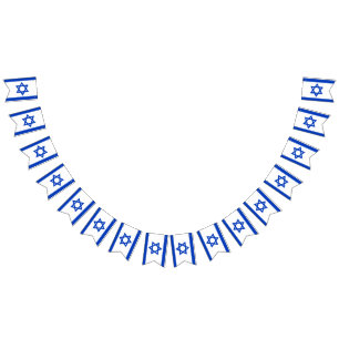 Israel Independence Day Yom Ha'atzmaut Vlaggetjes