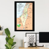 Israël - Inzicht in grensgeschillen Poster (Thuiskantoor)