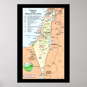 Israël - Inzicht in grensgeschillen Poster
