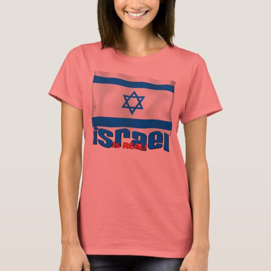 Israël is echt! t-shirt (Voorkant)