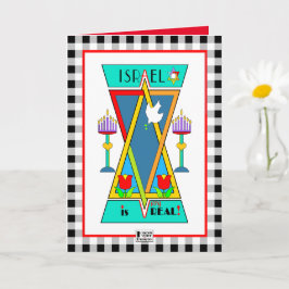 Israël is echt Wenskaart Kaart