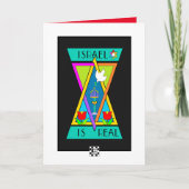 Israël is echt Wenskaart Kaart (Voorkant)