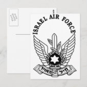 Israel Israel SAHAL Air Force Emblem Briefkaart (Voorkant / Achterkant)