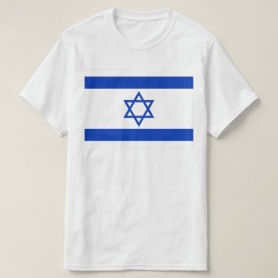 Israël, Israël, Vlag joods, ster van David T-shirt