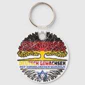 Israel Israelisch Deutsch Deutschland Baum Wurzel Sleutelhanger (Achterkant)