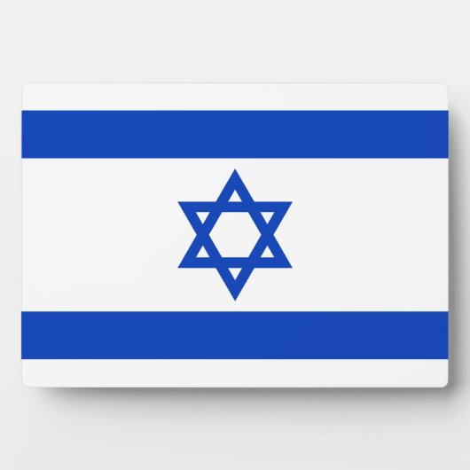 Israël - Israëlische vlag Fotoplaat (voorkant)