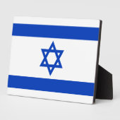 Israël - Israëlische vlag Fotoplaat (Zijkant)