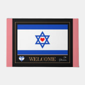 Israël & Israëlische vlag huis matten / sport Welk (Voorkant)