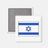 Israël - Israëlische vlag Magneet (Voorkant / Achterkant)