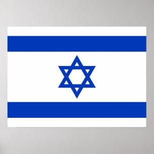 Israël - Israëlische vlag Poster
