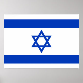 Israël - Israëlische vlag Poster