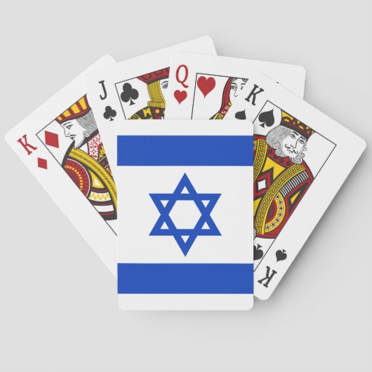 Israël - Israëlische vlag Speelkaarten (Achterkant)