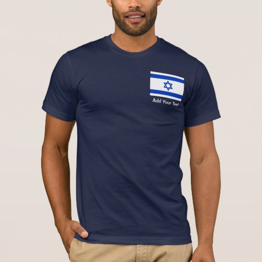 Israël - Israëlische vlag T-shirt (Voorkant)