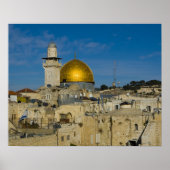 Israel, Jerusalem, Dome of the Rock Poster (Voorkant)