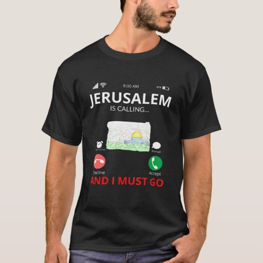 Israel Jerusalem T-shirt (Voorkant)
