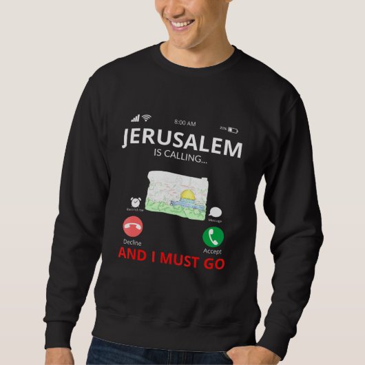Israel Jerusalem Trui (Voorkant)