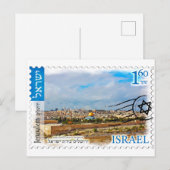 Israël Jeruzalem Briefkaart (Voorkant / Achterkant)