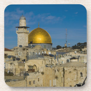 Israël, Jeruzalem, Rotskoepel Bier Onderzetter