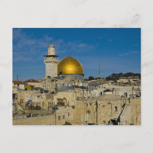 Israël, Jeruzalem, Rotskoepel Briefkaart (Voorkant)
