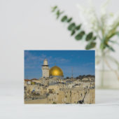 Israël, Jeruzalem, Rotskoepel Briefkaart (Staand voorkant)