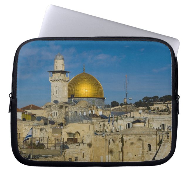Israël, Jeruzalem, Rotskoepel Laptop Sleeve (Voorkant)