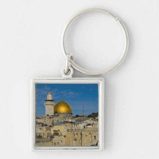 Israël, Jeruzalem, Rotskoepel Sleutelhanger (Voorkant)