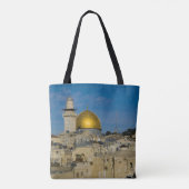Israël, Jeruzalem, Rotskoepel Tote Bag (Achterkant)