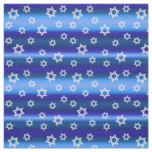 Israel Jewish Star van David op Blue Stof