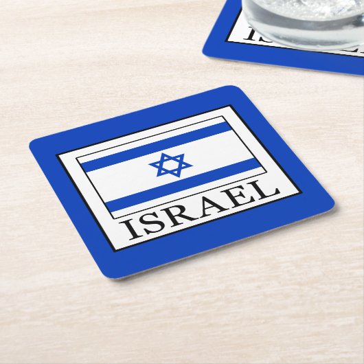 Israël Kartonnen Onderzetters (Schuin)